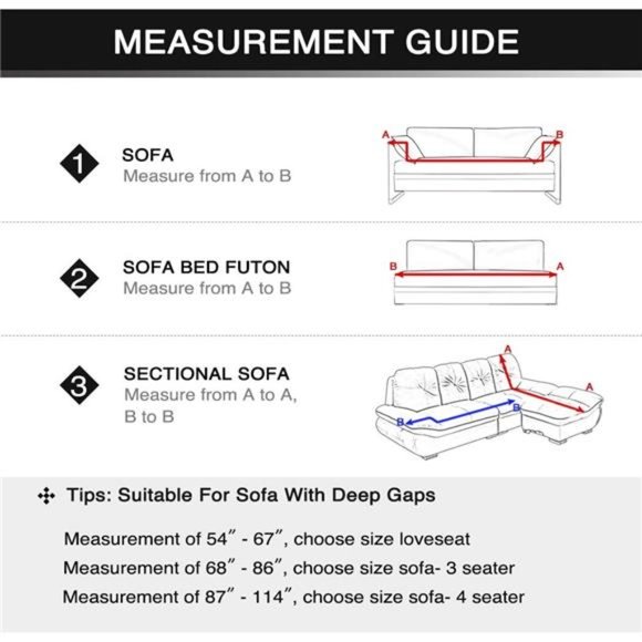 Printed Sofa Cover Stretch Couch Cover Sofa Slipcovers for 3 Cushion Couch - Picture 6 of 6